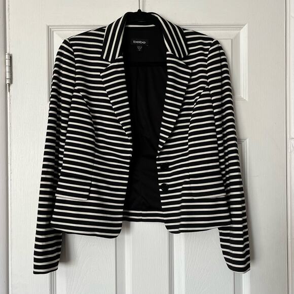 Bebe Striped Jacket - Size XS - Picture 2 of 8